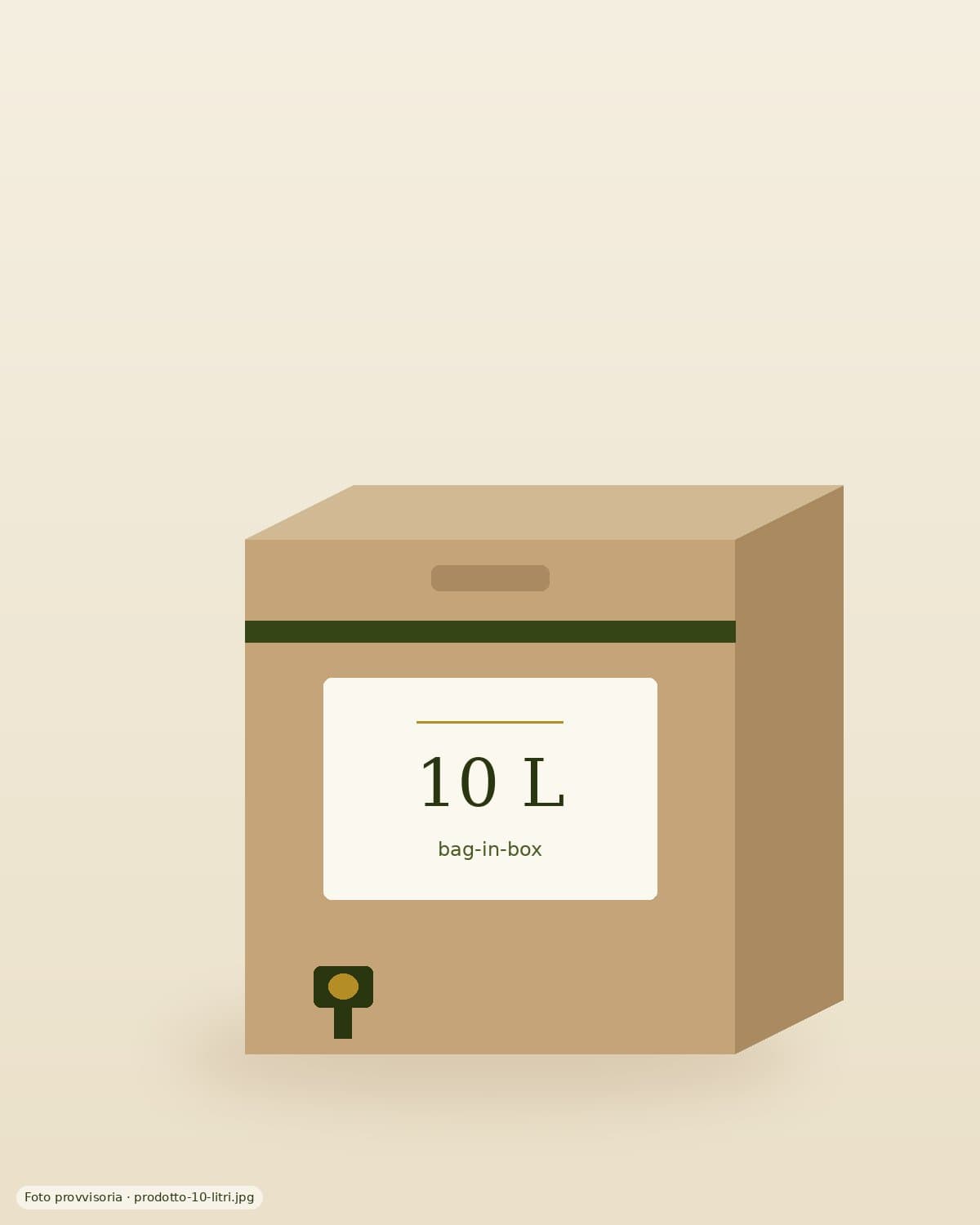 Oro di Giuseppina, olio extravergine di oliva Peranzana in bag-in-box da 10 litri